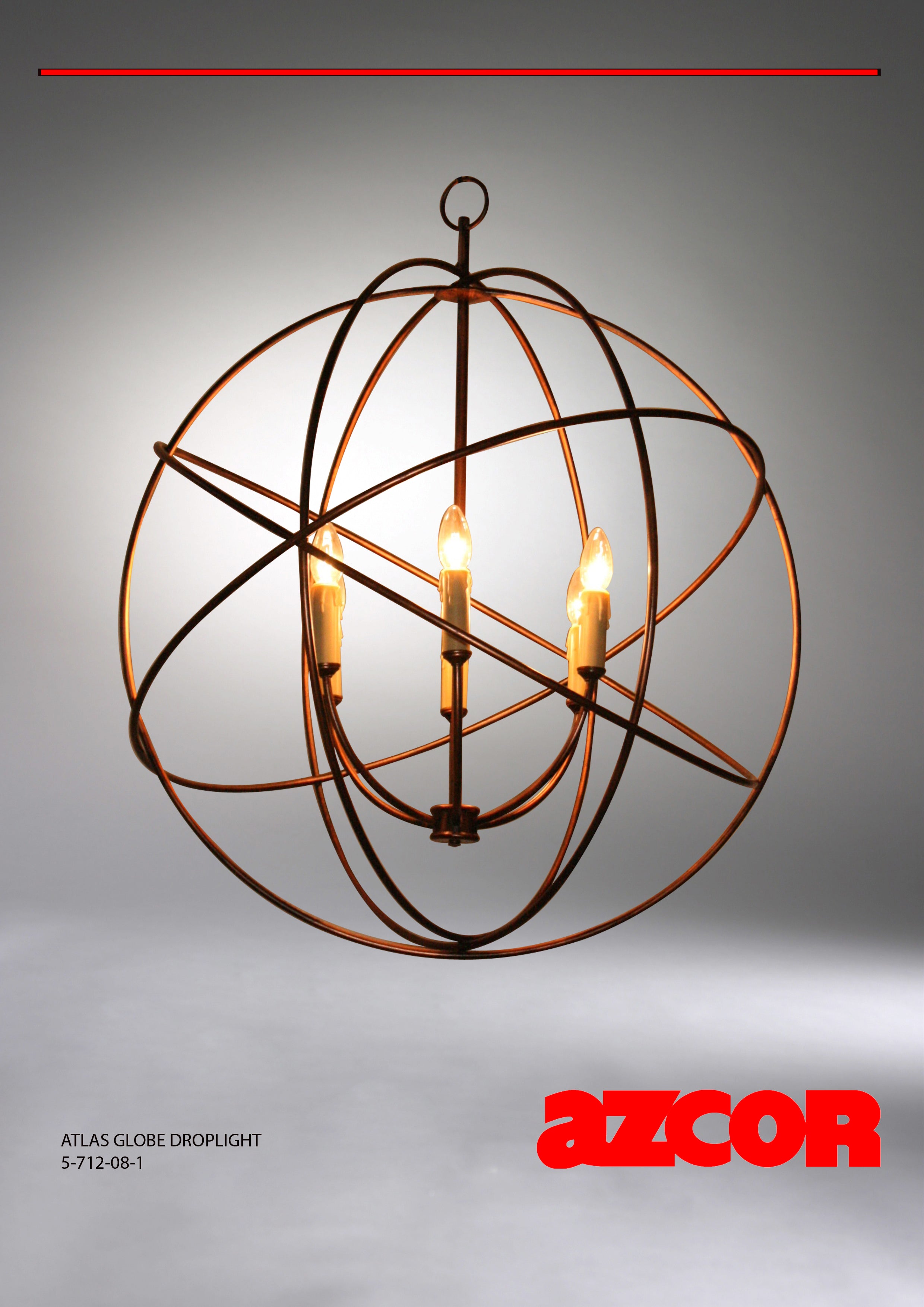 Atlas Globe Drop Light 900Ø