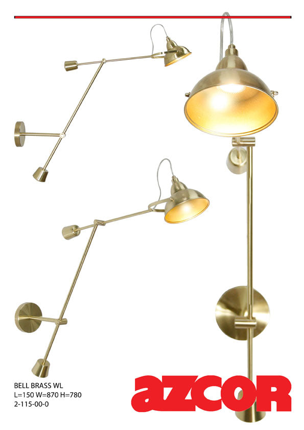 Bell Brass Wall Light