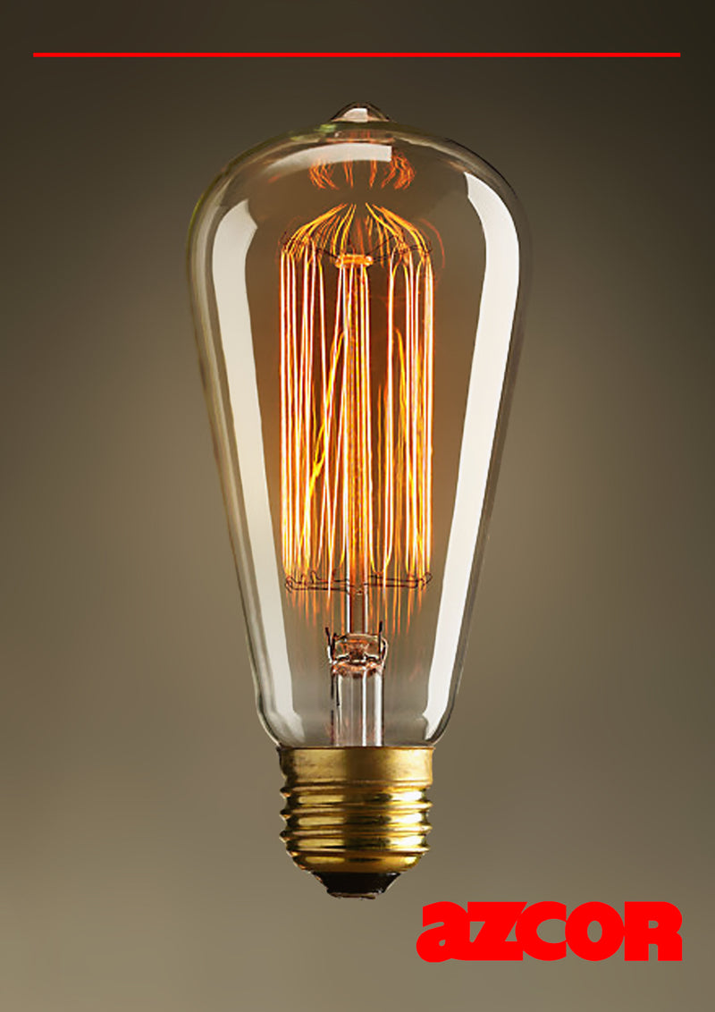 E27 Edison Wave Bulb 40W