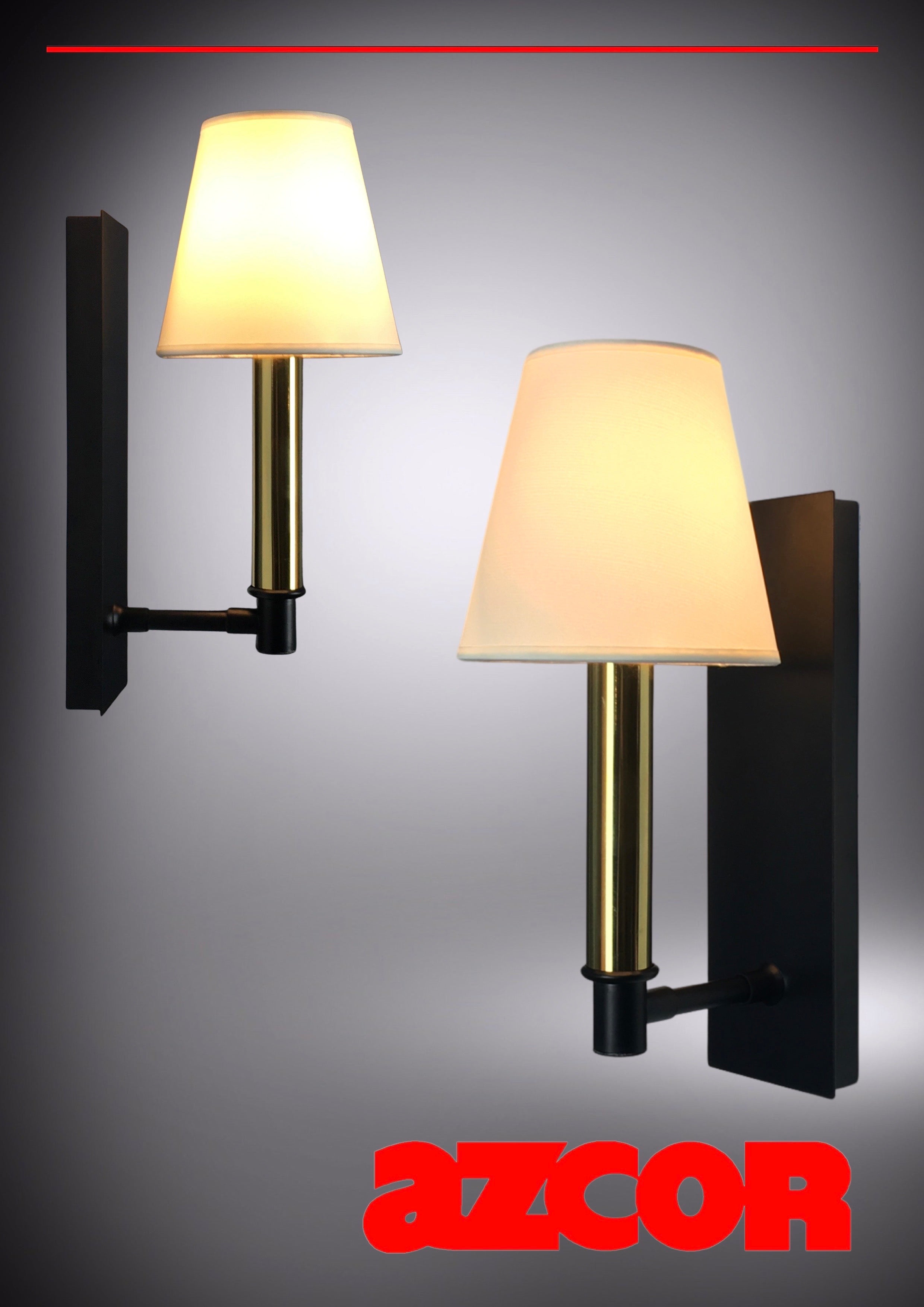 Gold Arm Wall Light