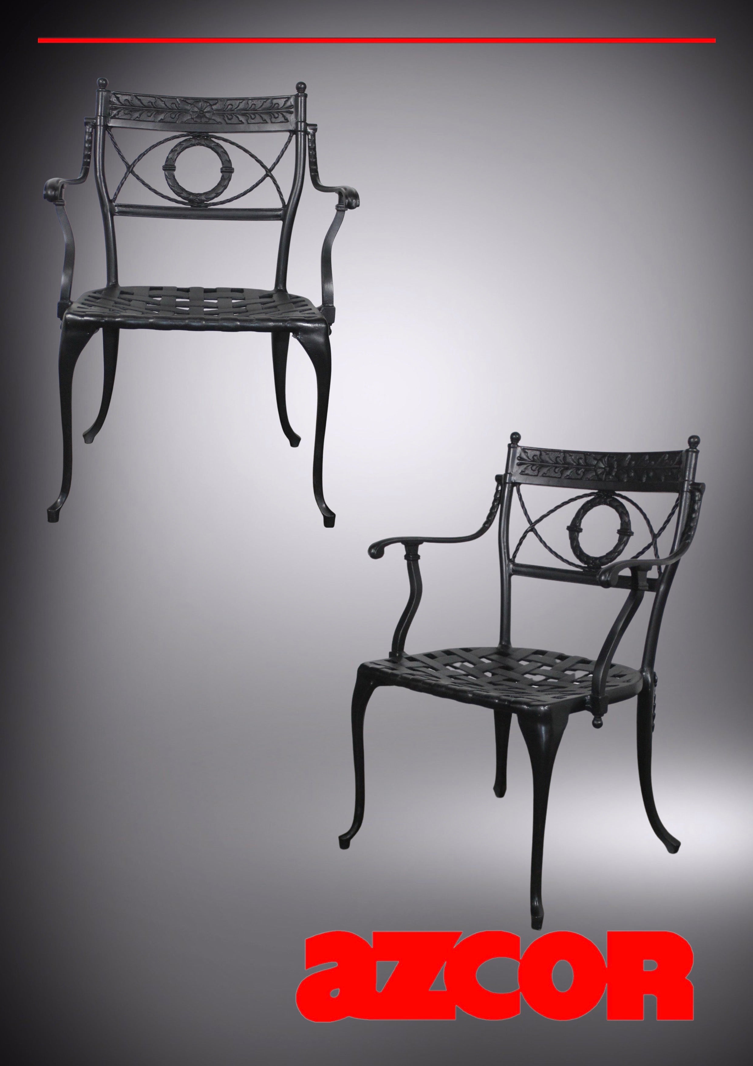 Aston Cast Aluminum Armchair