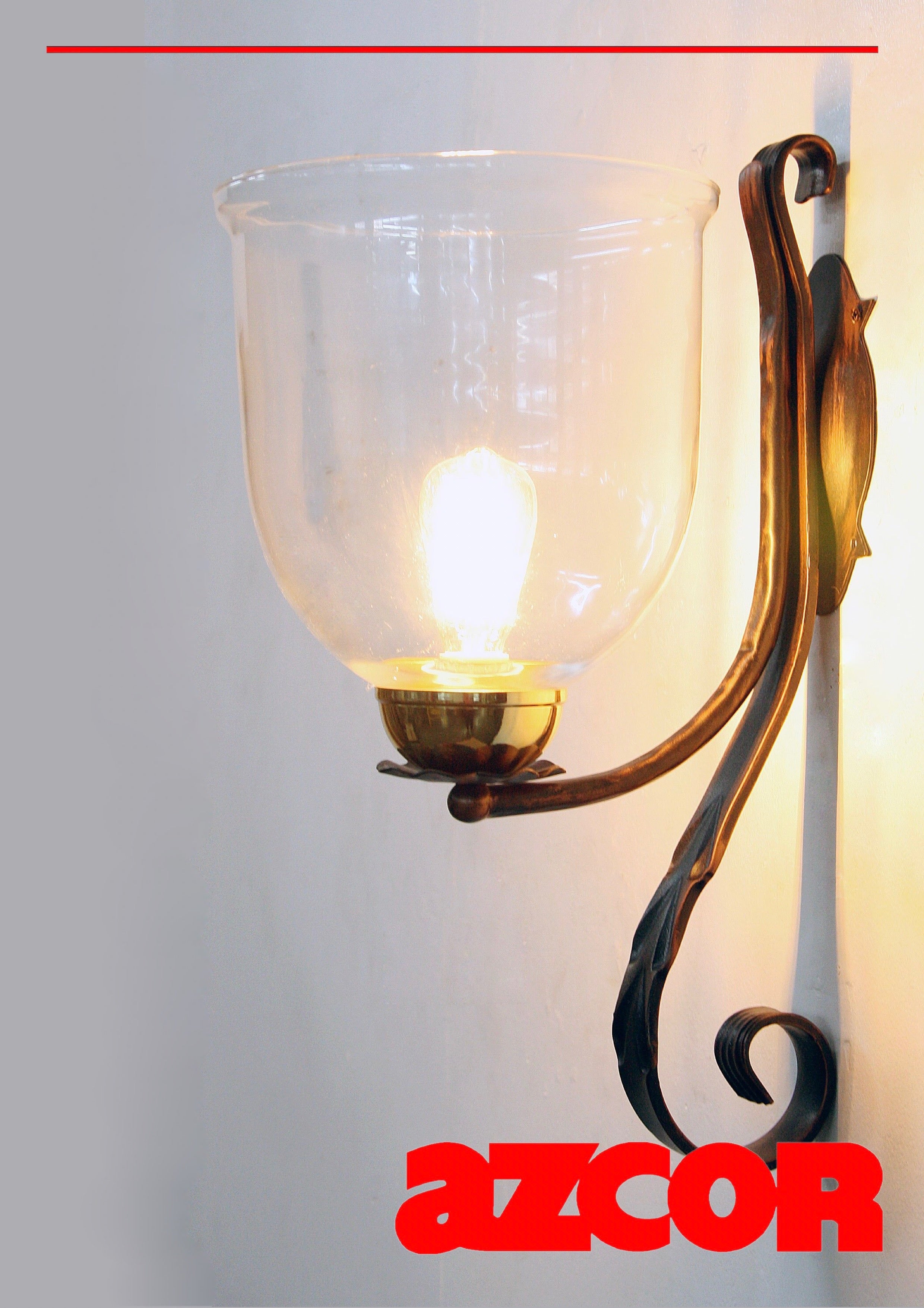 Nero Antique Oil Wall Light