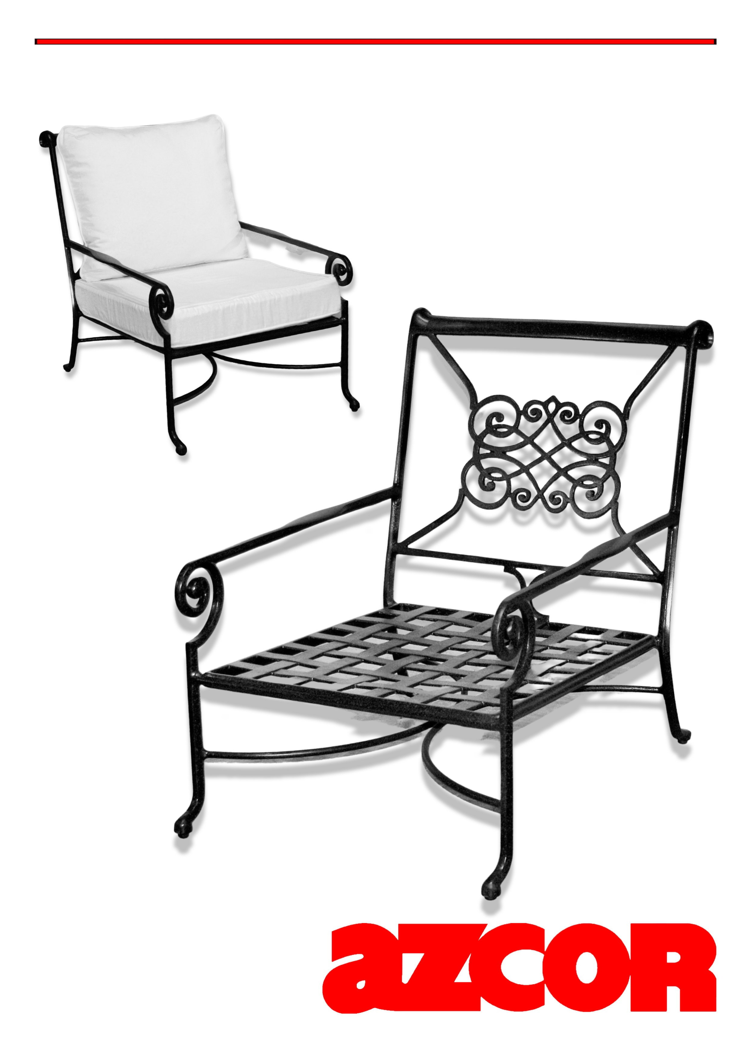 Marina Cast Aluminum Lounge Chair