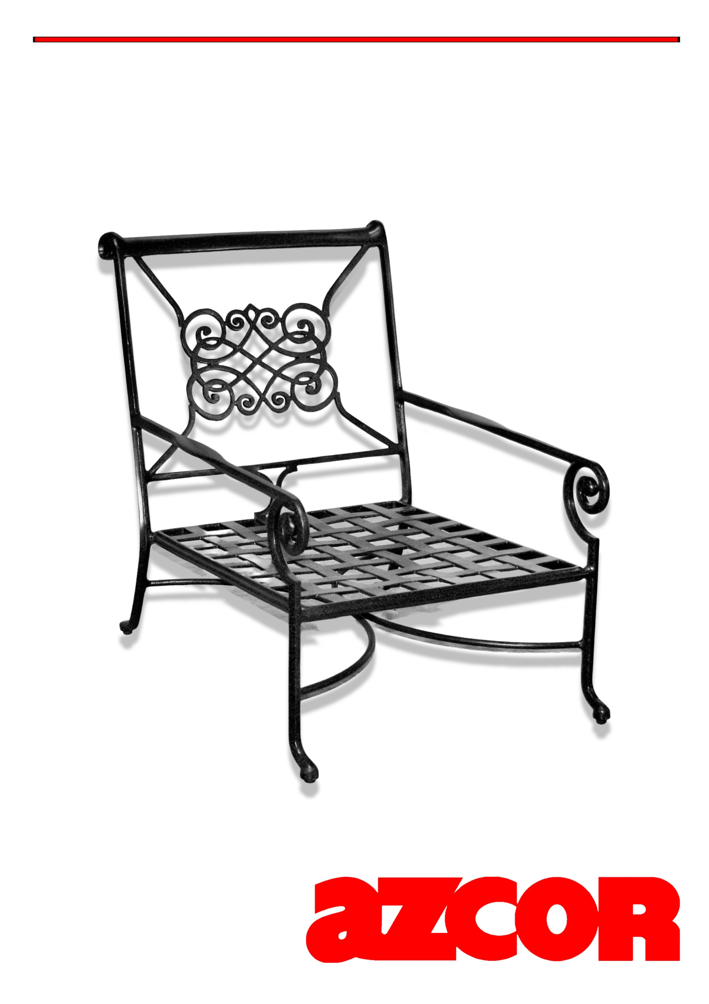 Marina Cast Aluminum Lounge Chair