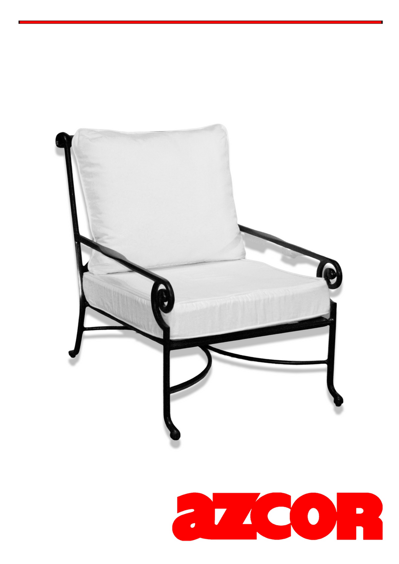 Marina Cast Aluminum Lounge Chair