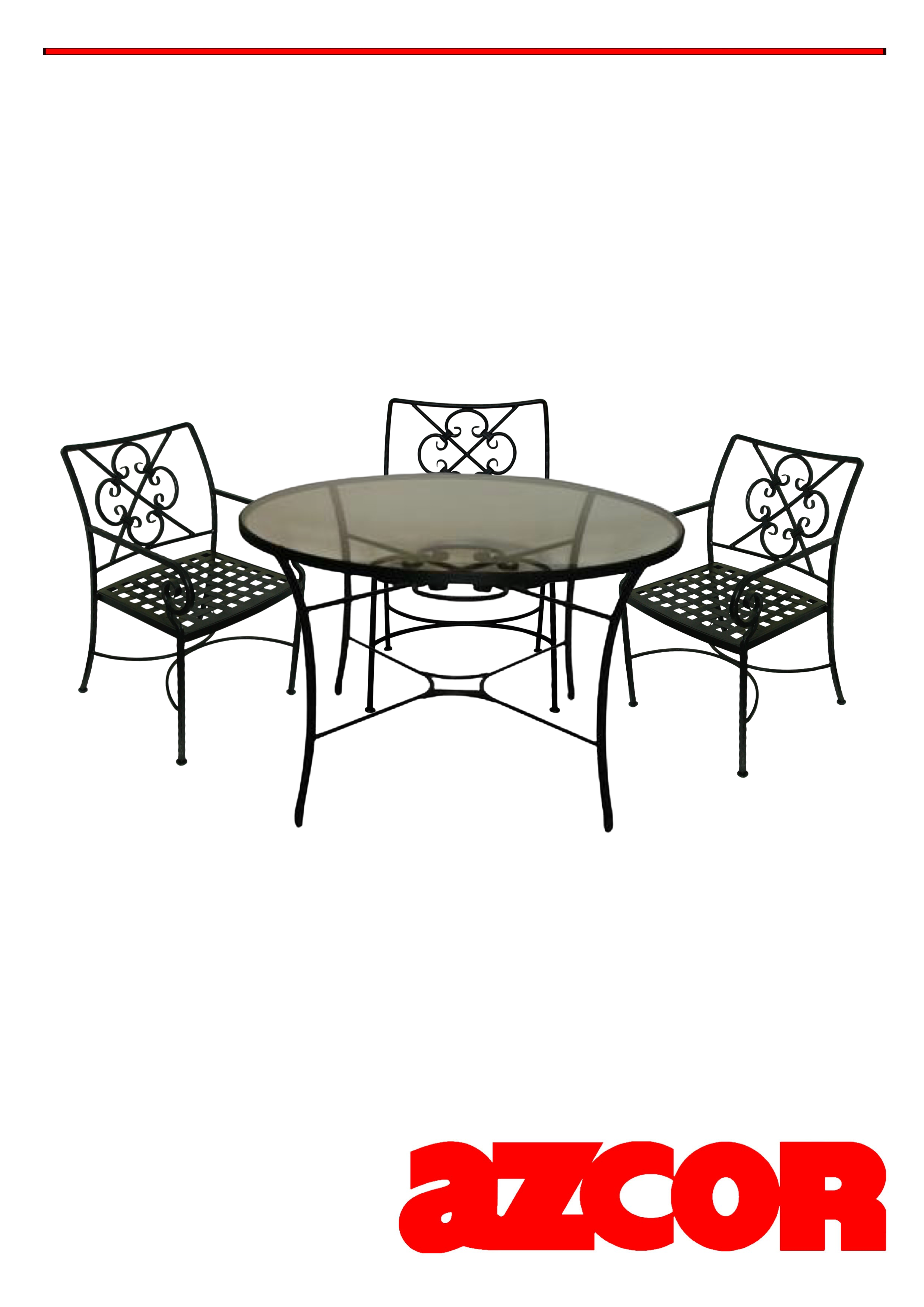 Alhambra Aluminum Round Dining Table