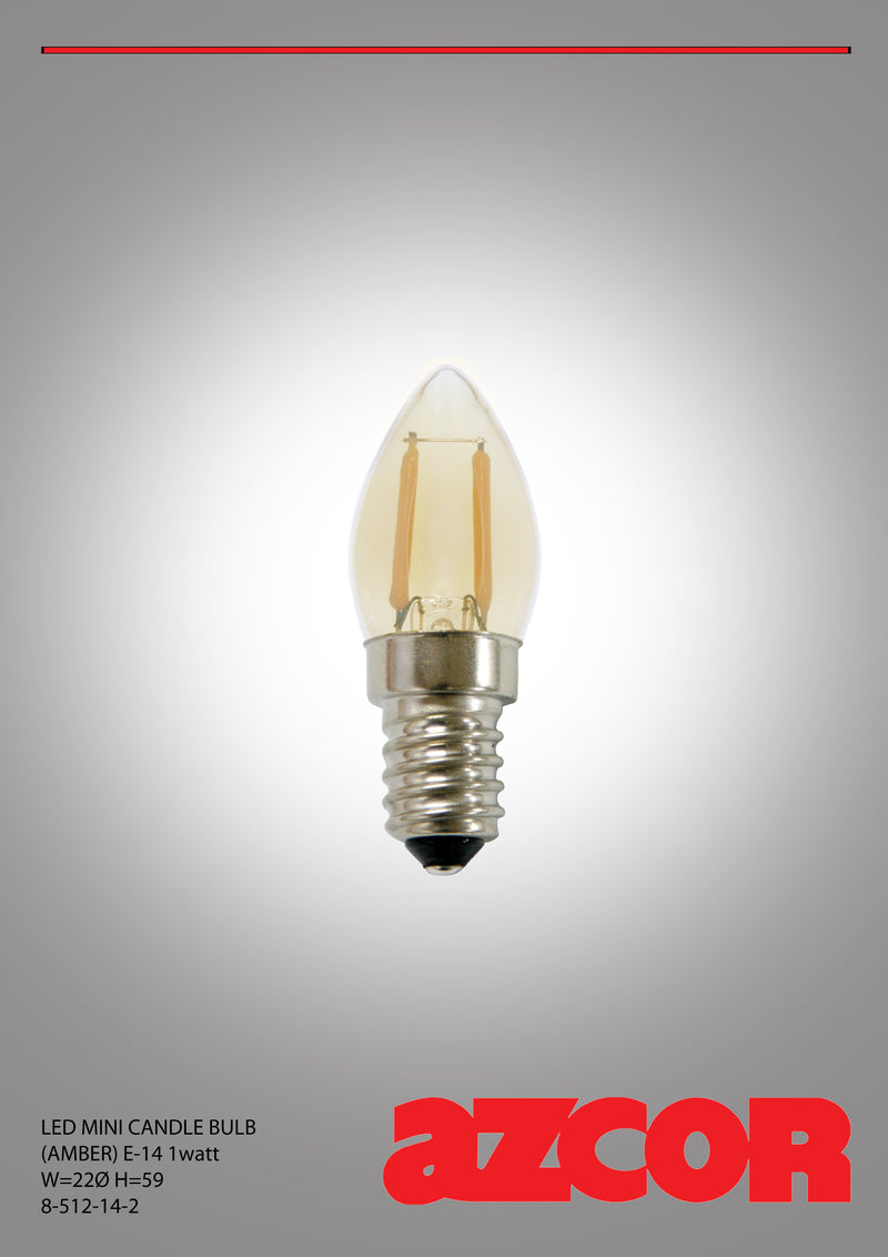 E14 Mini Candle Bulb LED 1W
