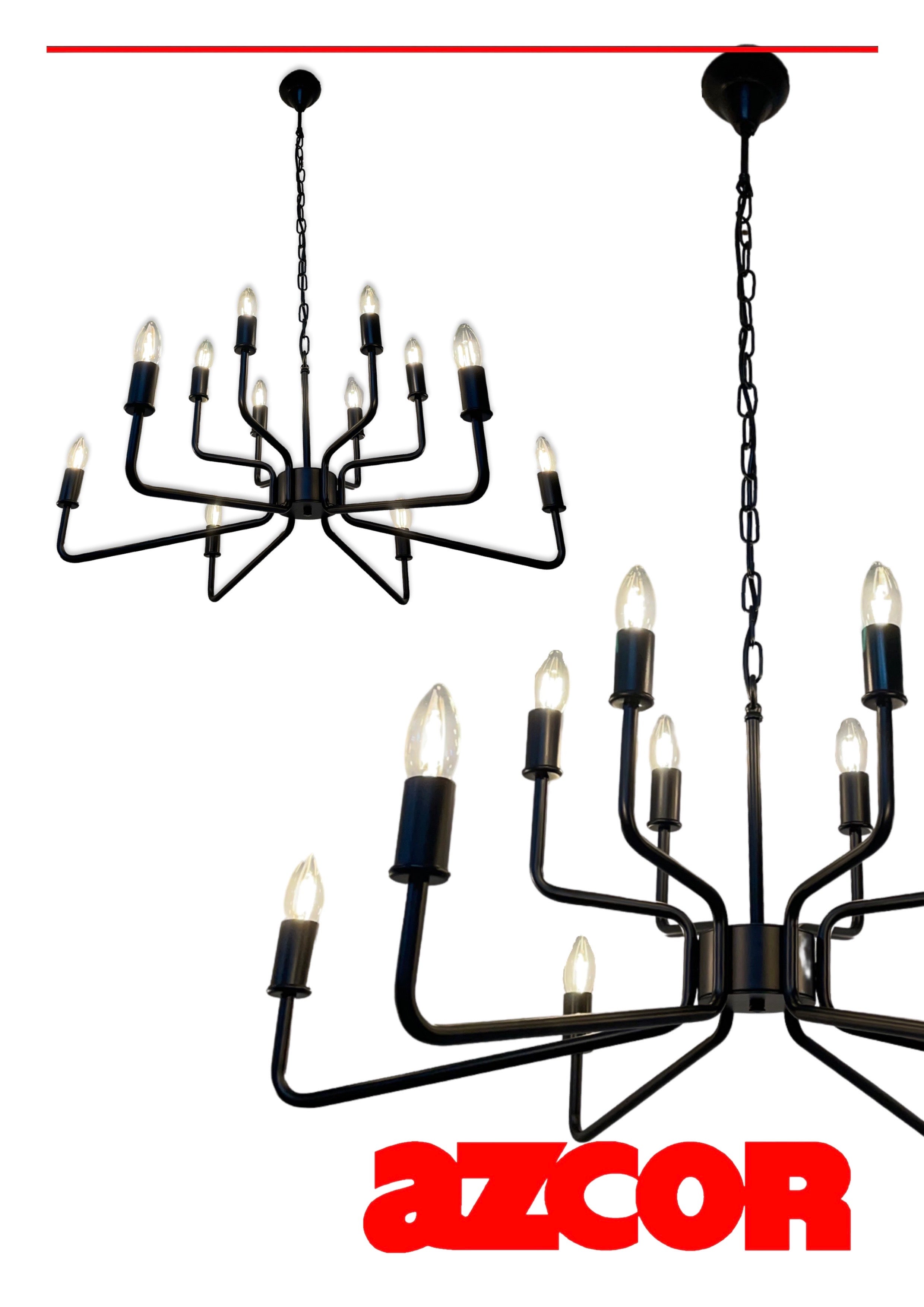 Mecca Non-Rust Aluminum Chandelier 12