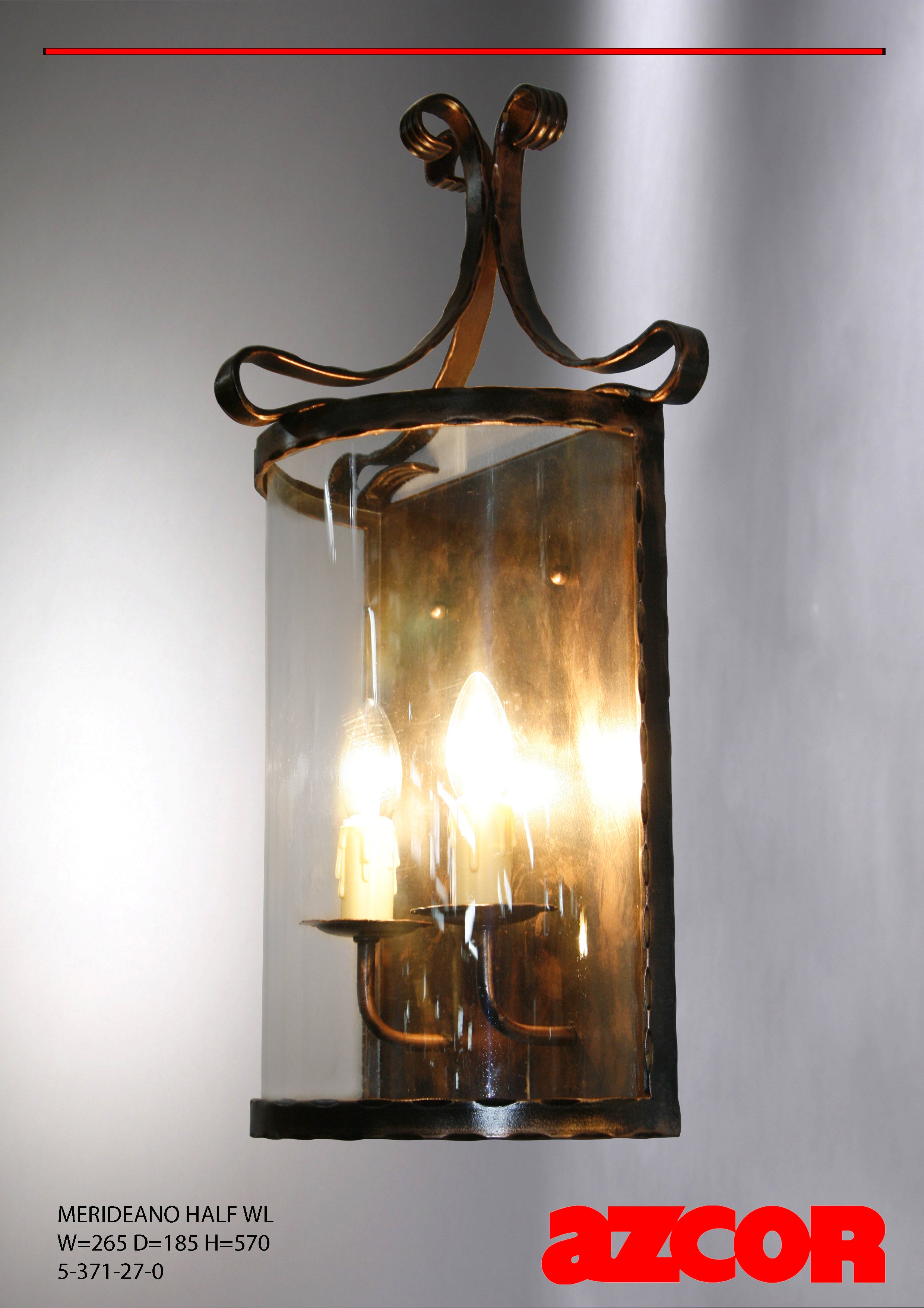 Merideano Half Wall Light