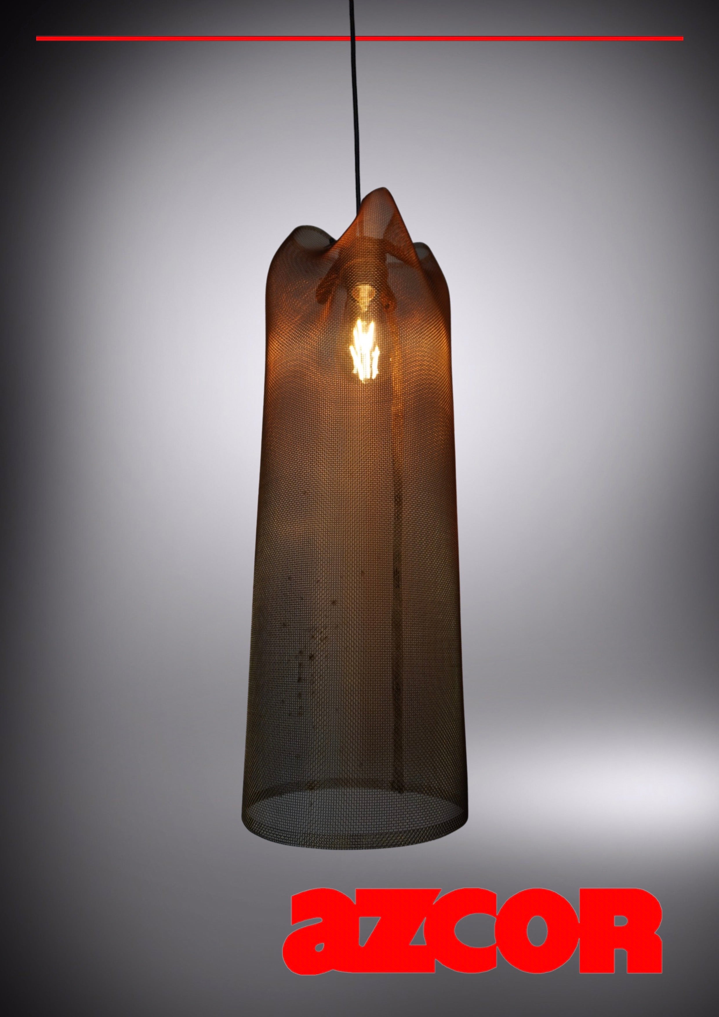 Mitre Bronze Drop Light