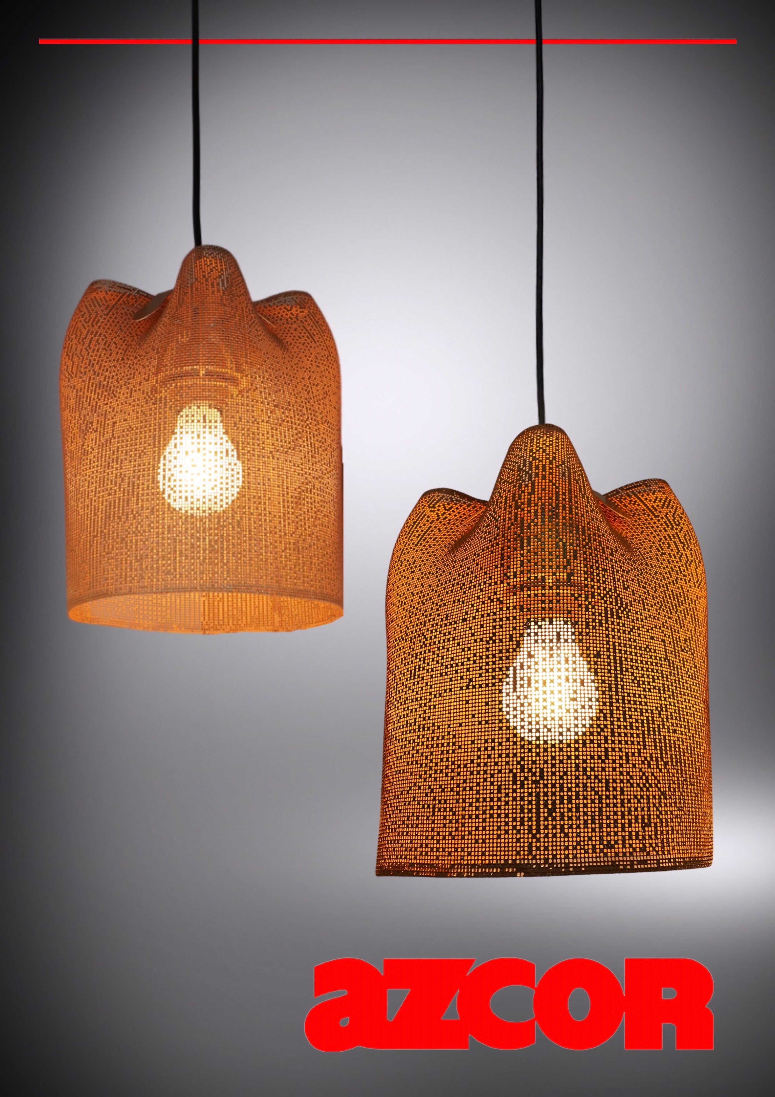 Mitre Terracota Drop Light