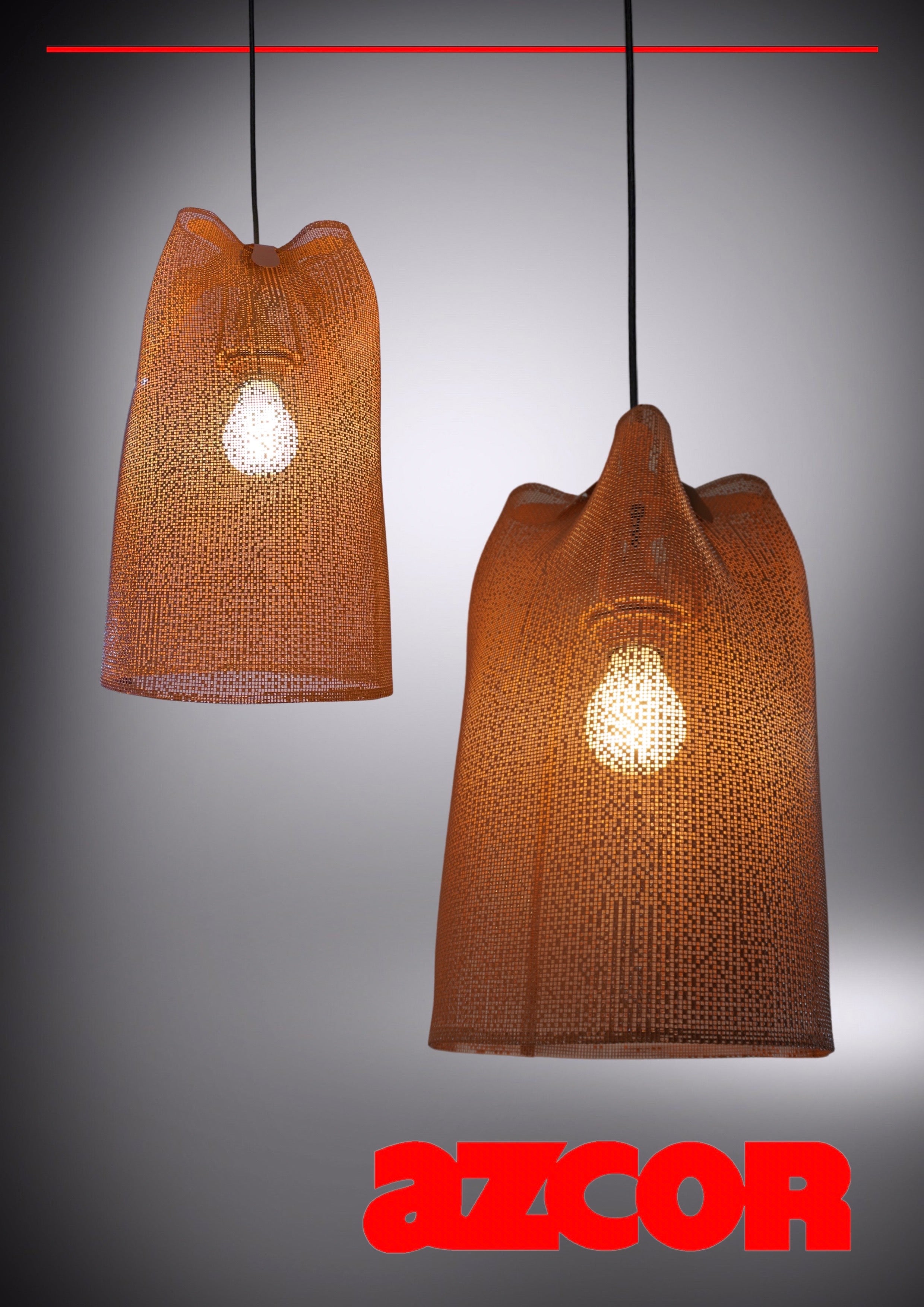 Mitre Terracota Drop Light