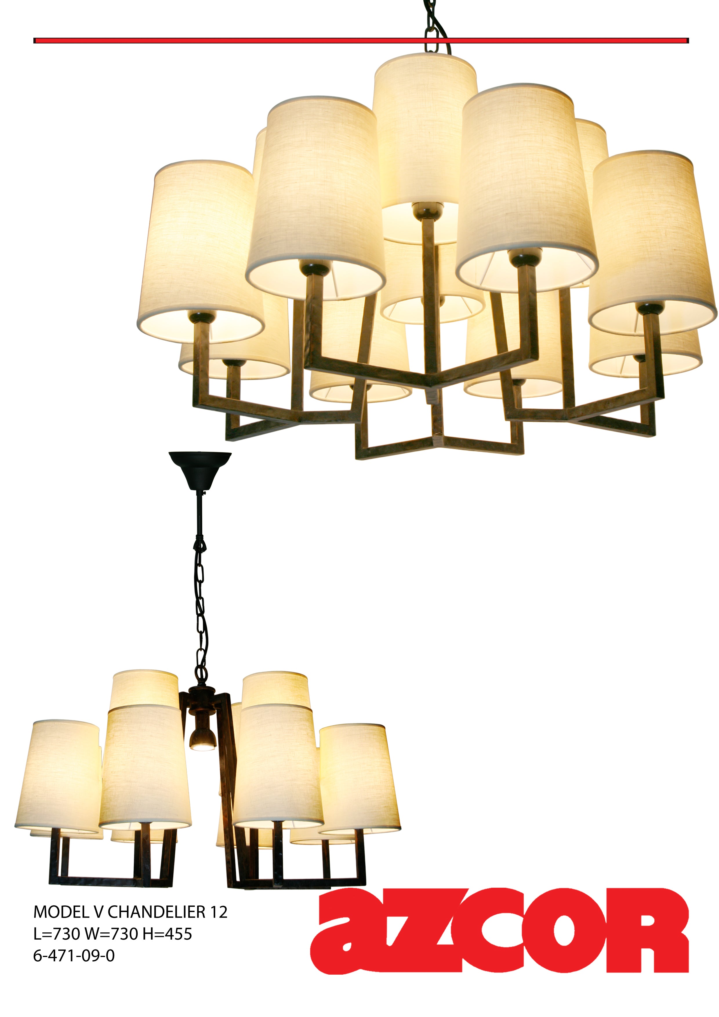 Model V Chandelier 12