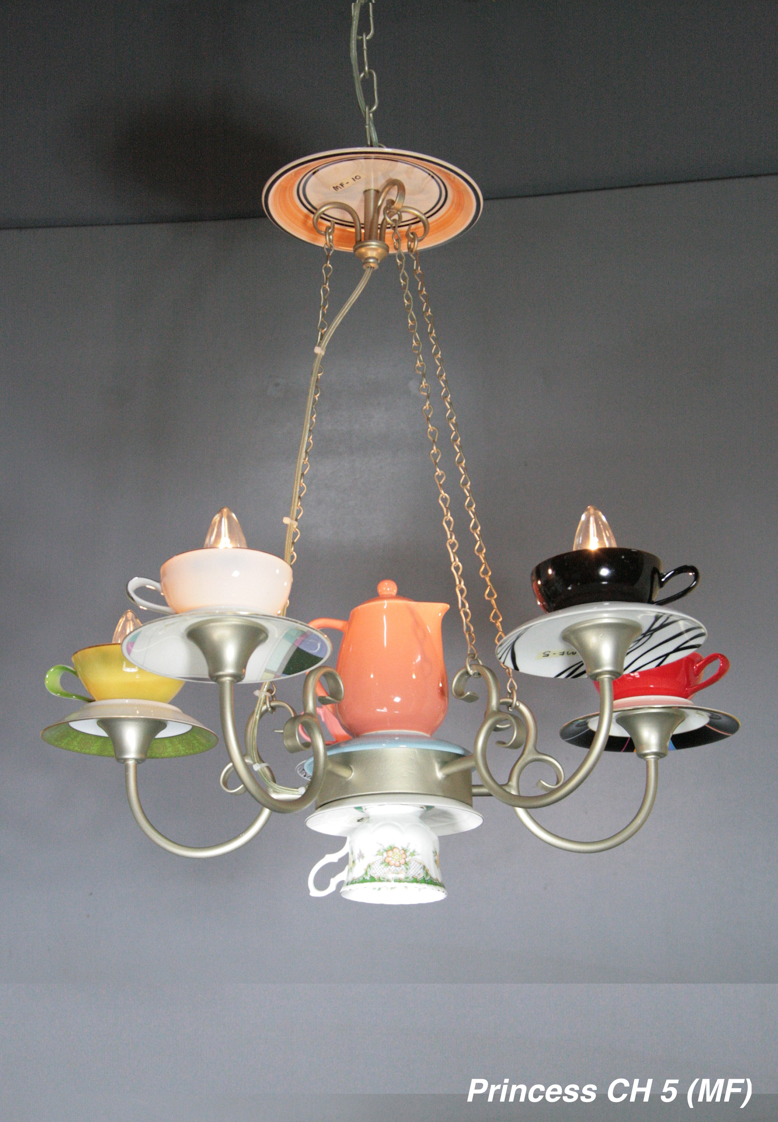 Teacup Chandelier 5