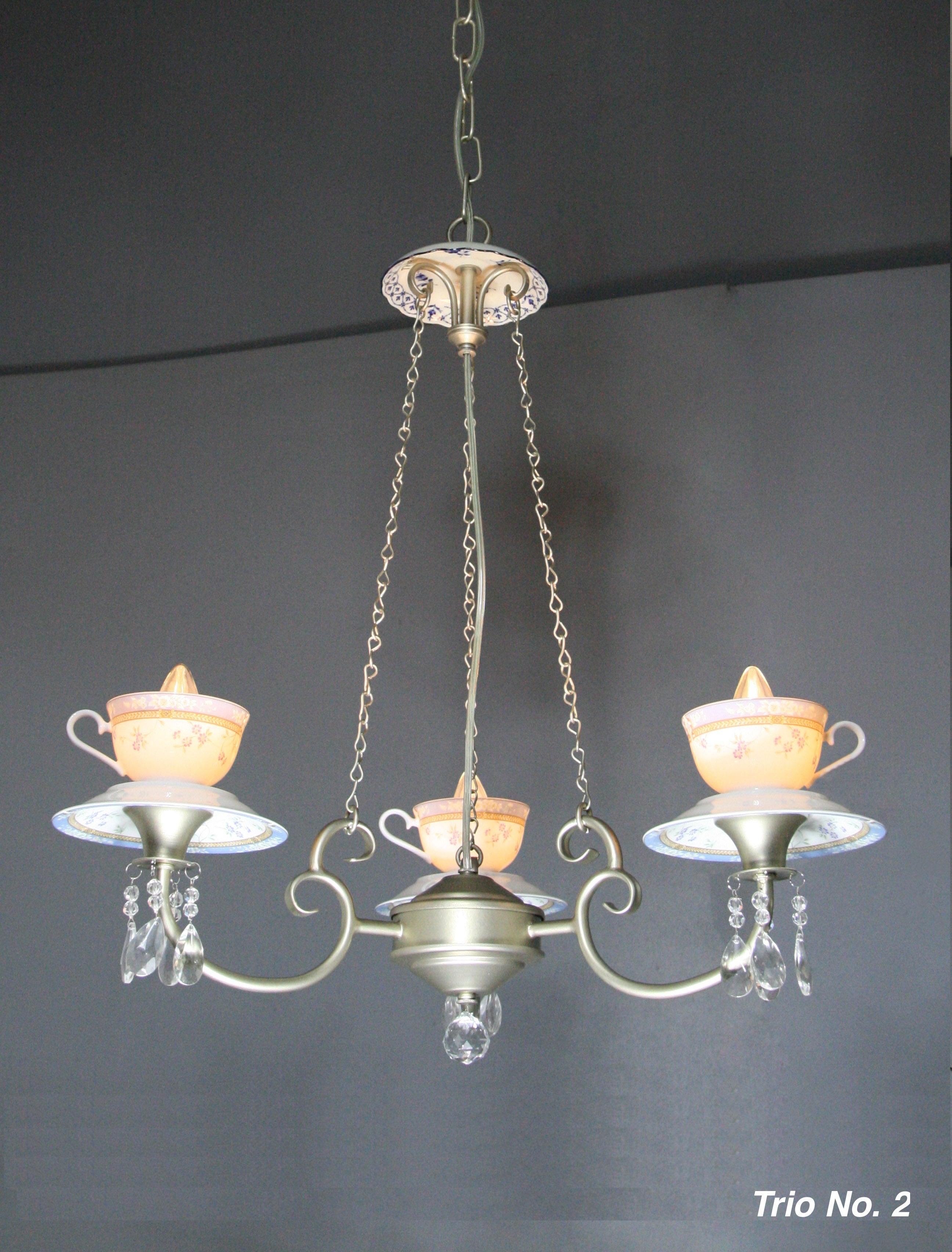 Teacup Chandelier 3