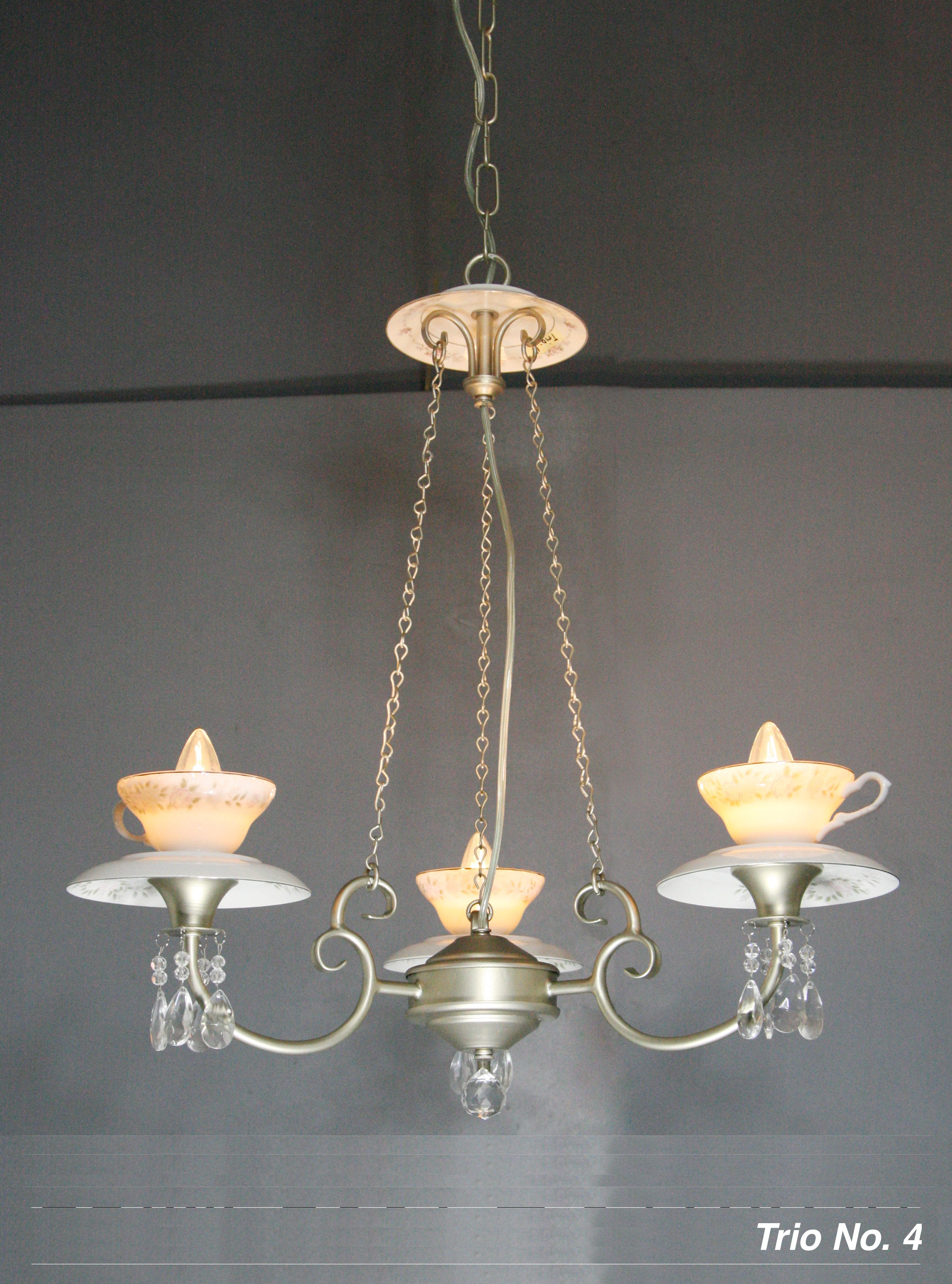 Teacup Chandelier 3