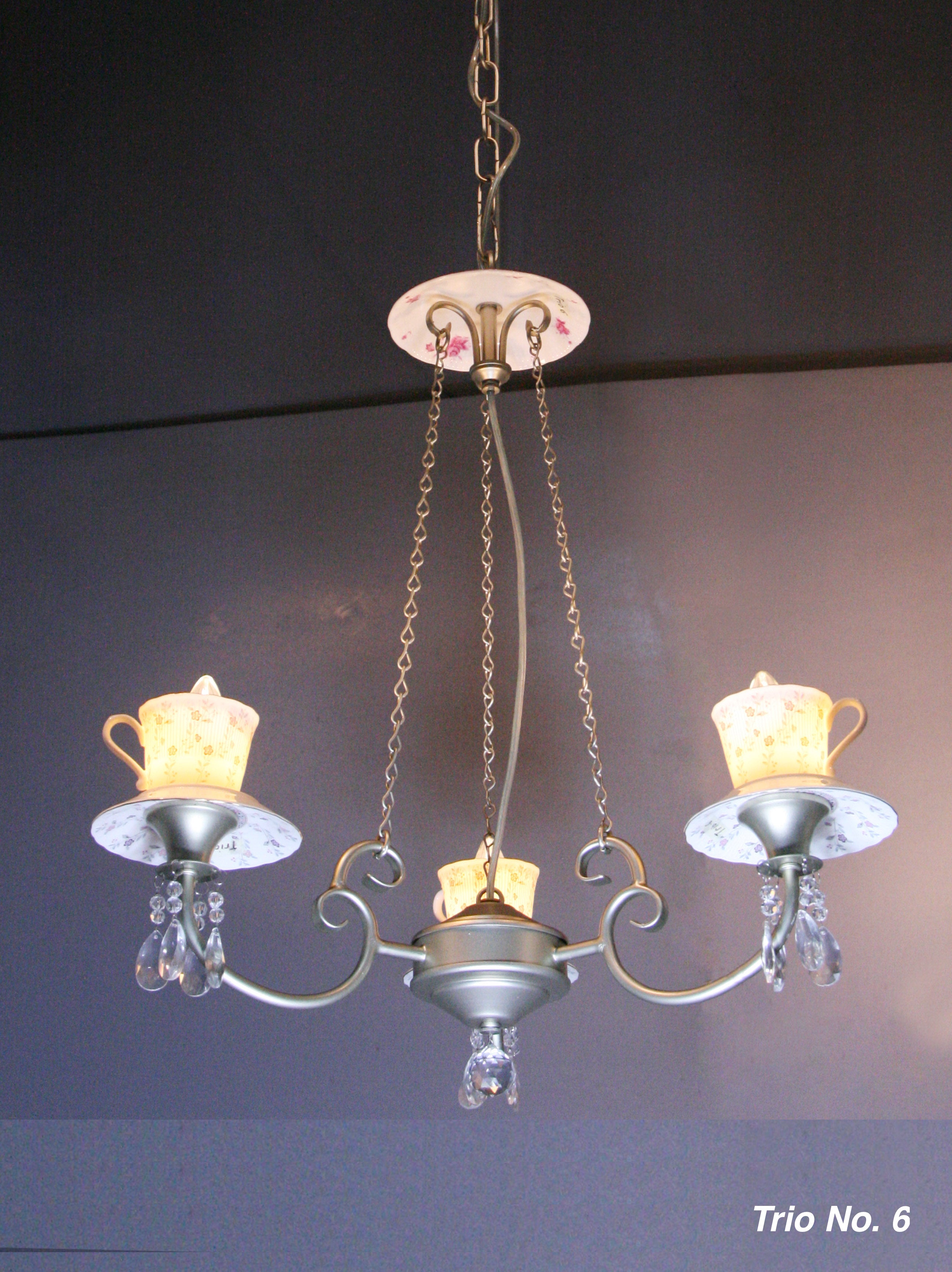 Teacup Chandelier 3