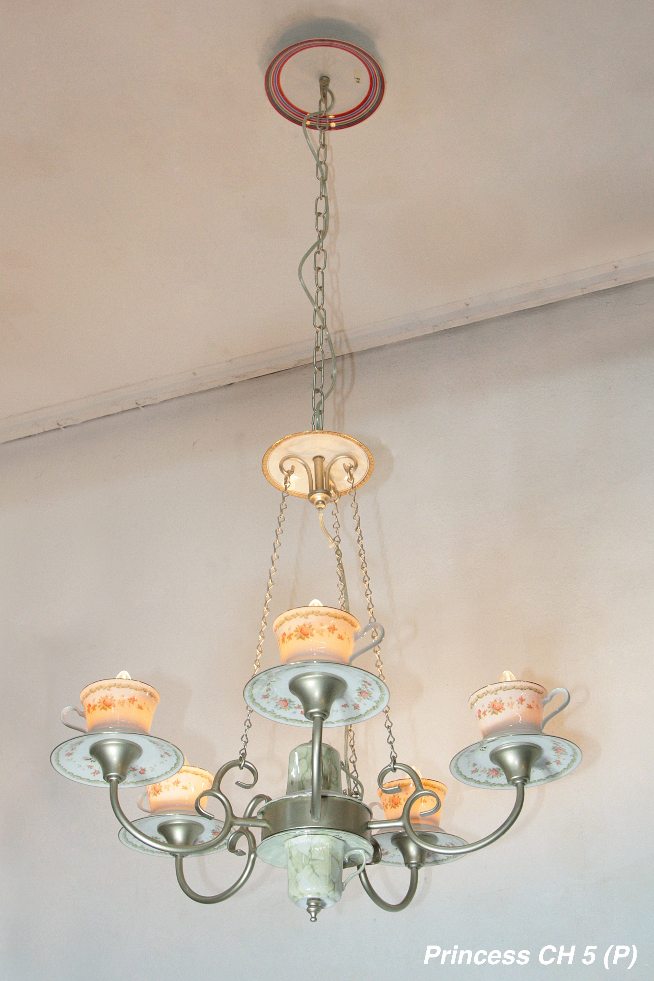 Teacup Chandelier 5