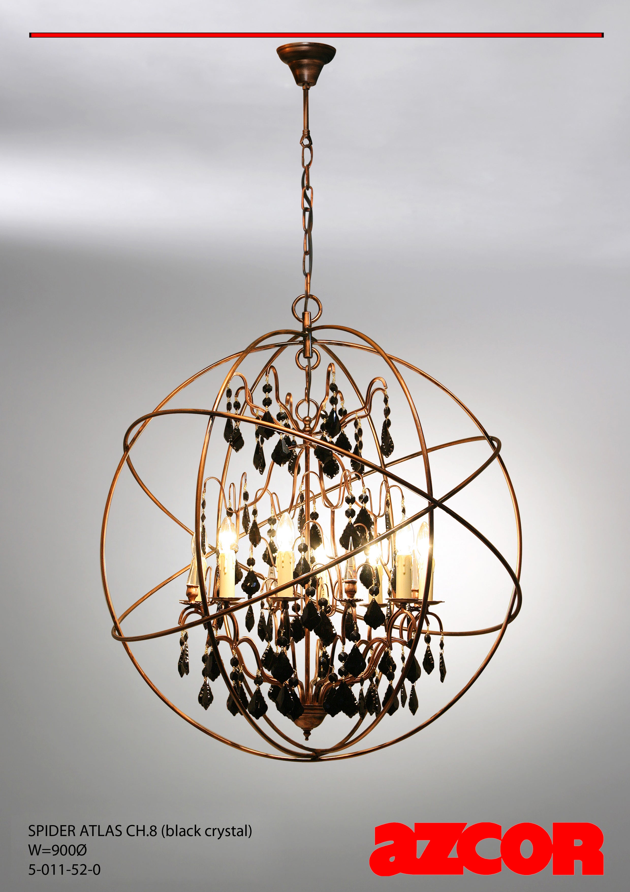 Spider Atlas Chandelier 8