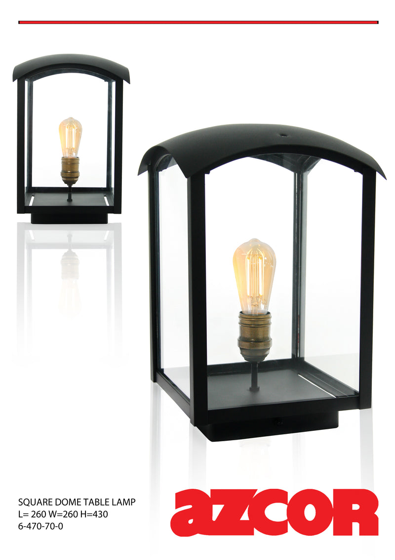 Square Dome Table Lamp