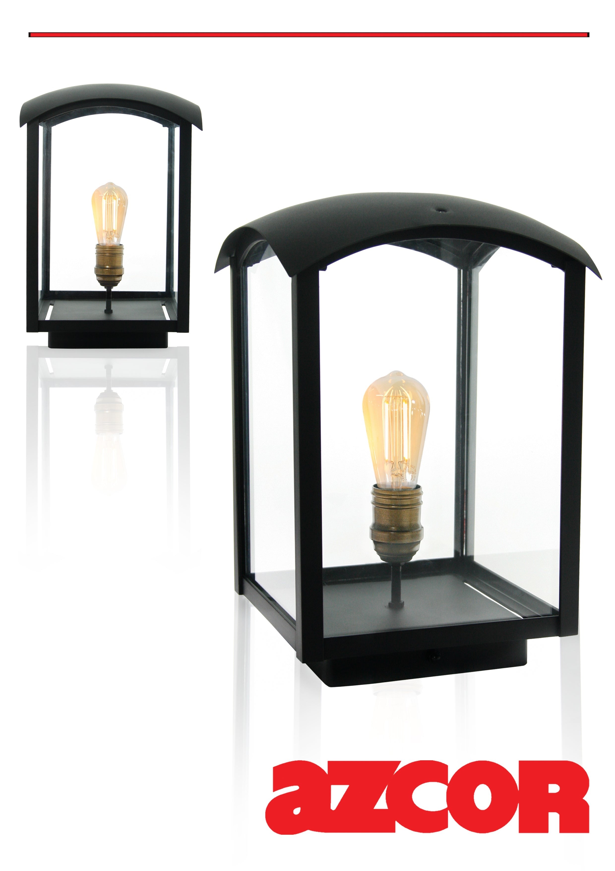 Square Dome Gate Lamp