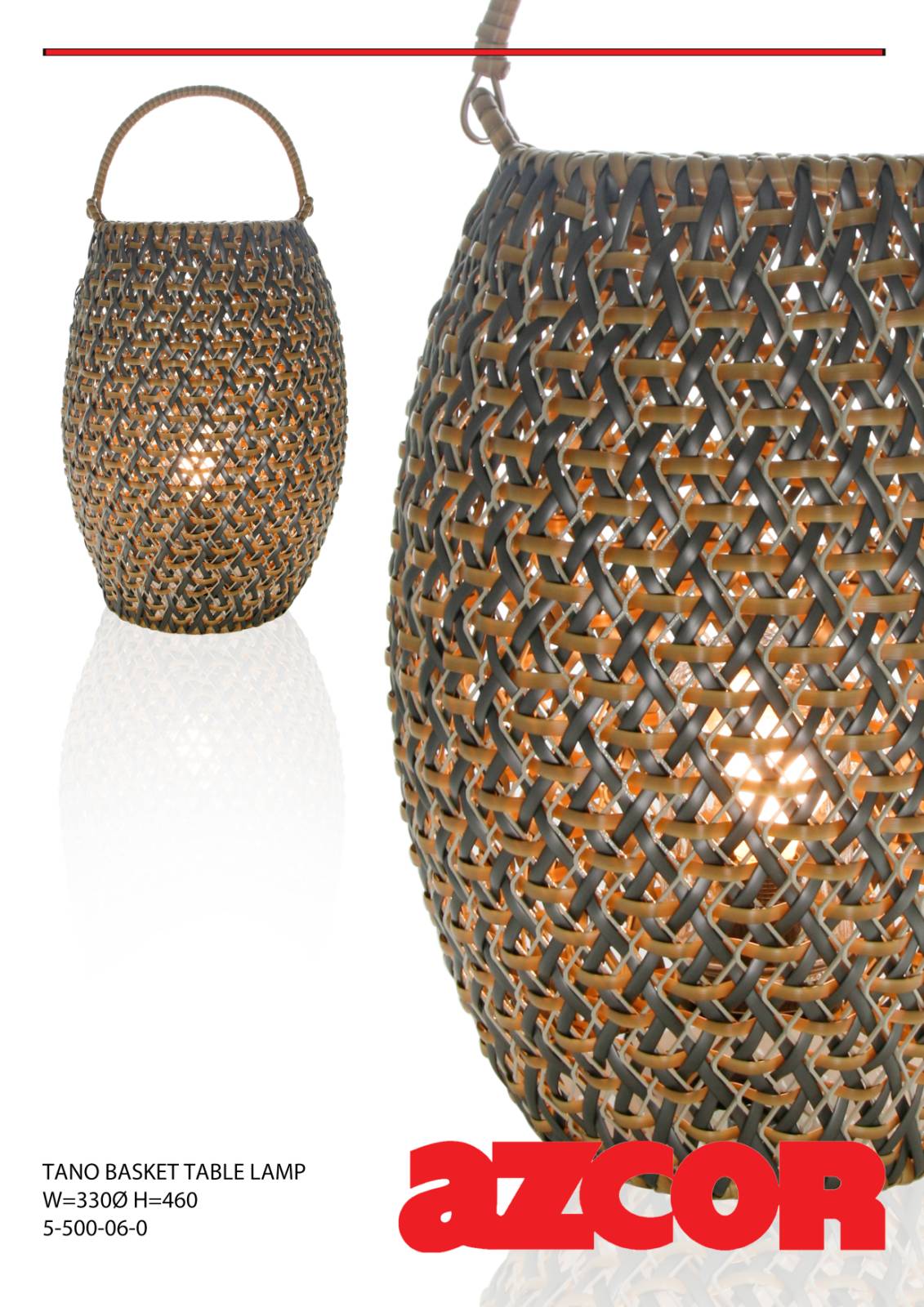 Tano Basket Table Lamp