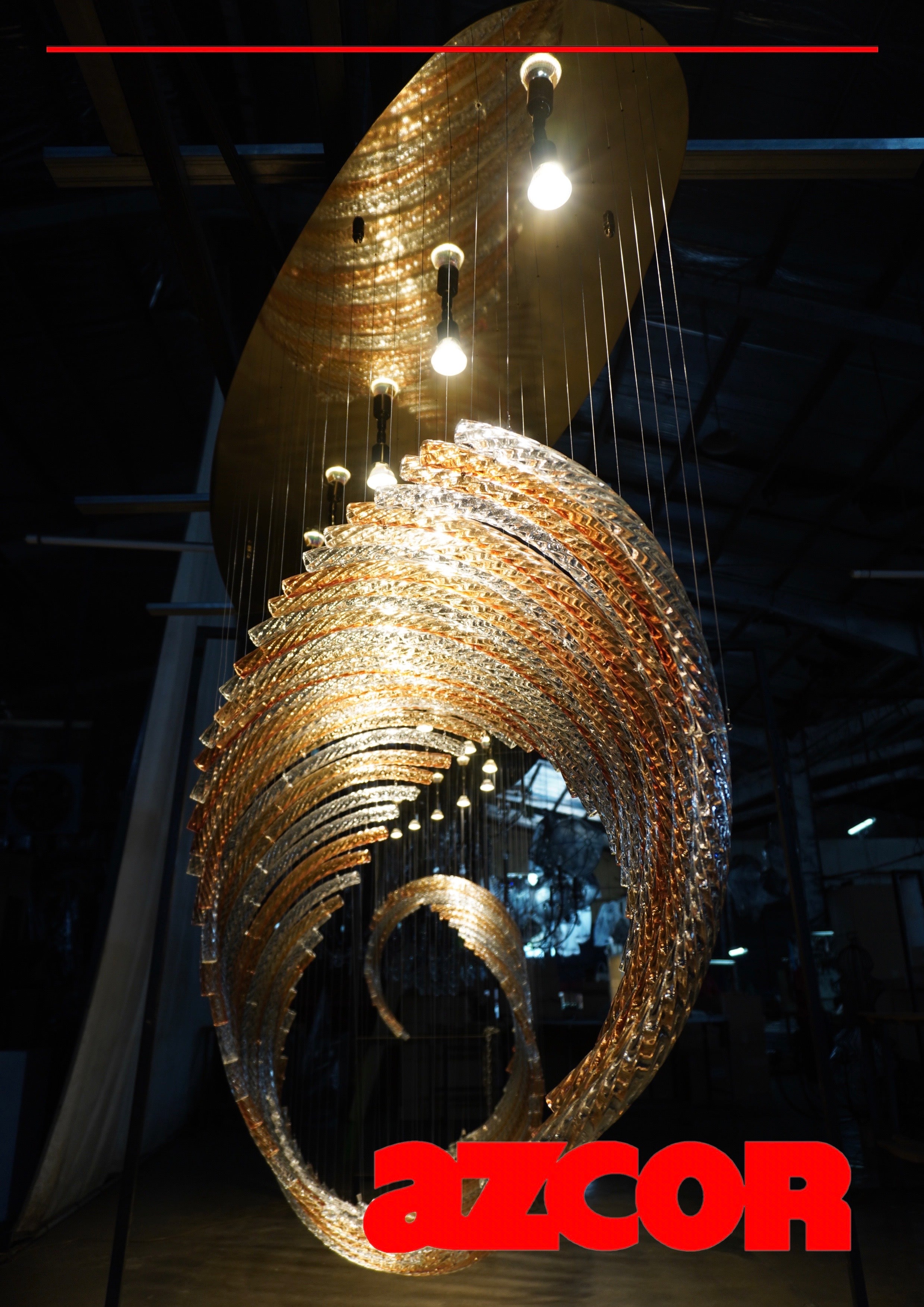 Trissa Chandelier Amber