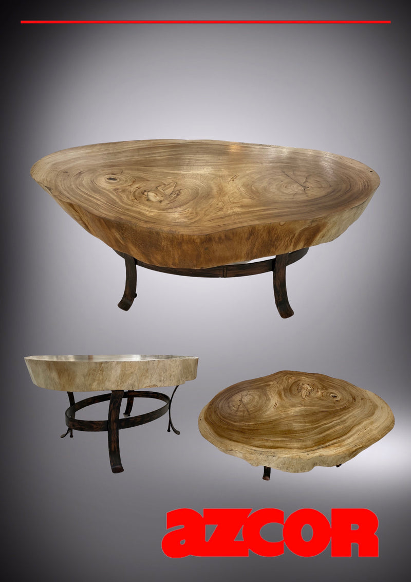 Woodie Oval Coffee Table