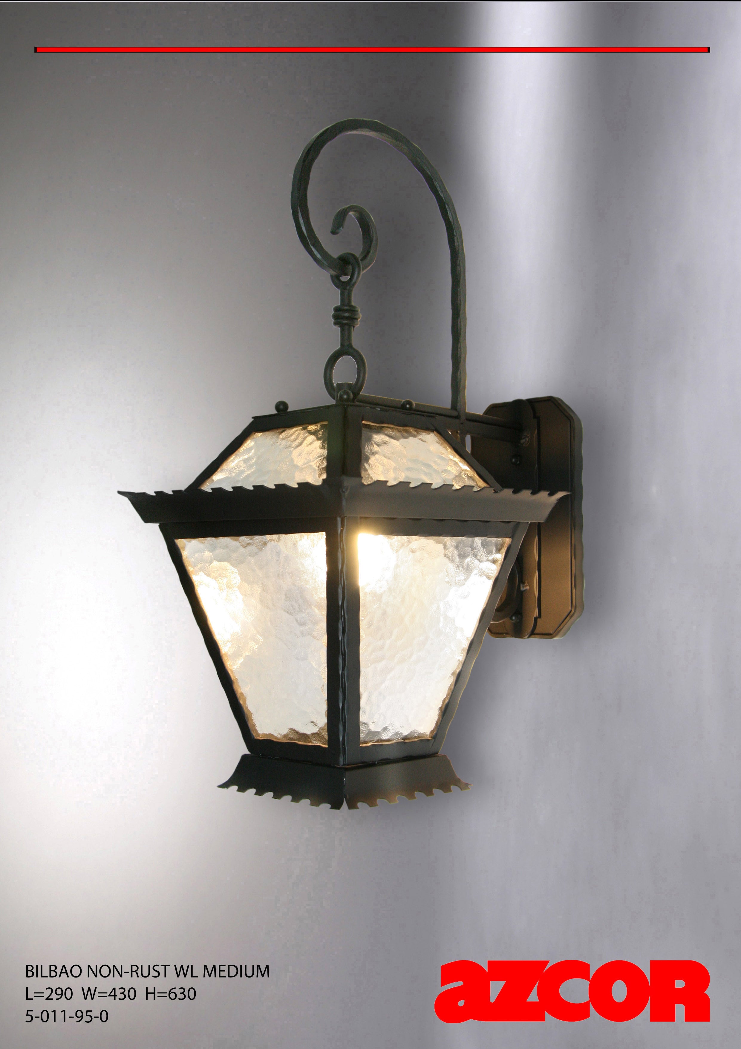 Bilbao Non-rust Aluminum Wall Light