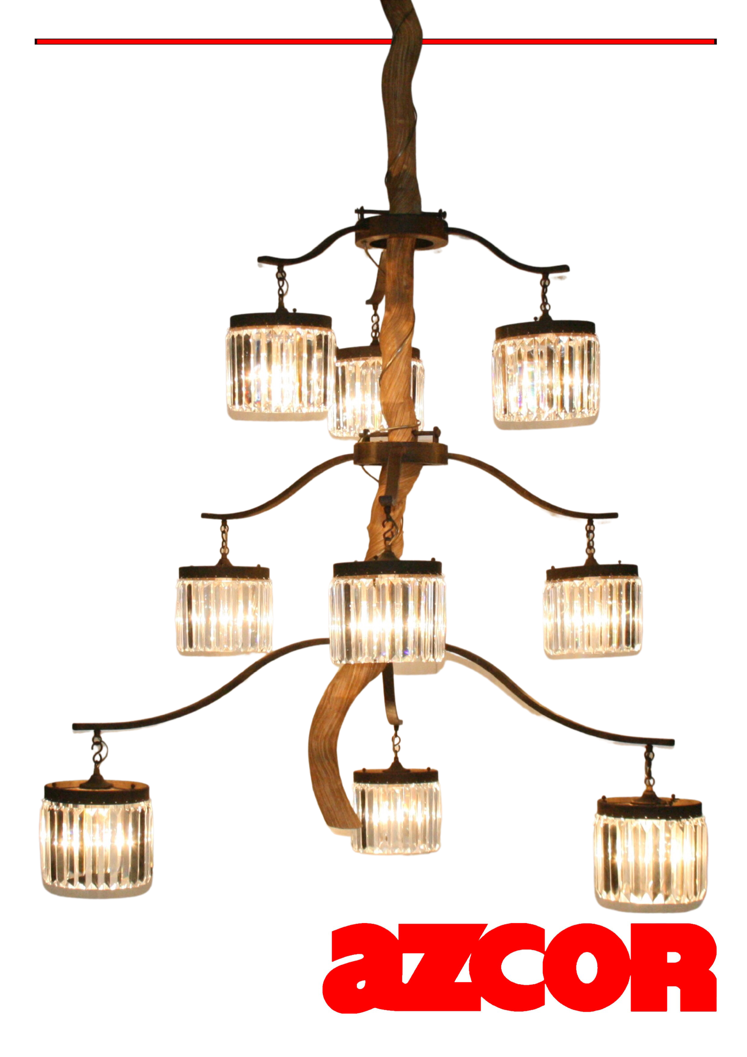 Jewel Vine Chandelier 3 Layer